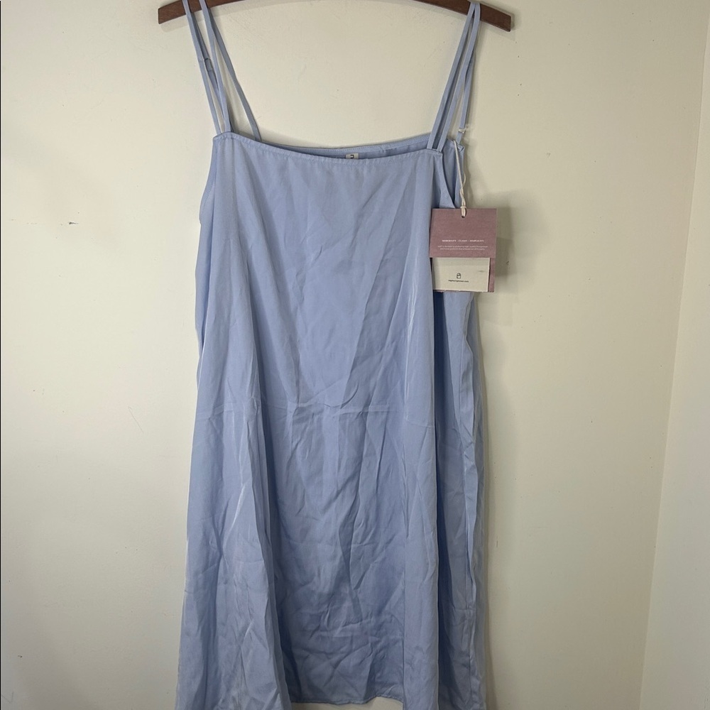 NWT NAP Slip Nightgown Light Blue Size Large - Picture 12 of 13